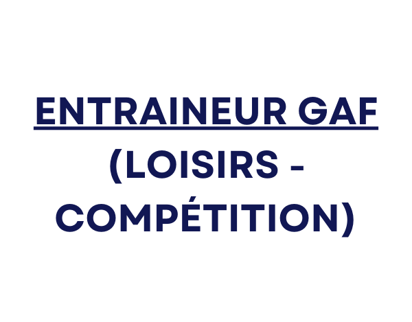 Offre d’emploi – Entraîneur·e (GAF / Loisirs / Compétition) + Service civique
