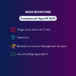 Stage commercial sportif