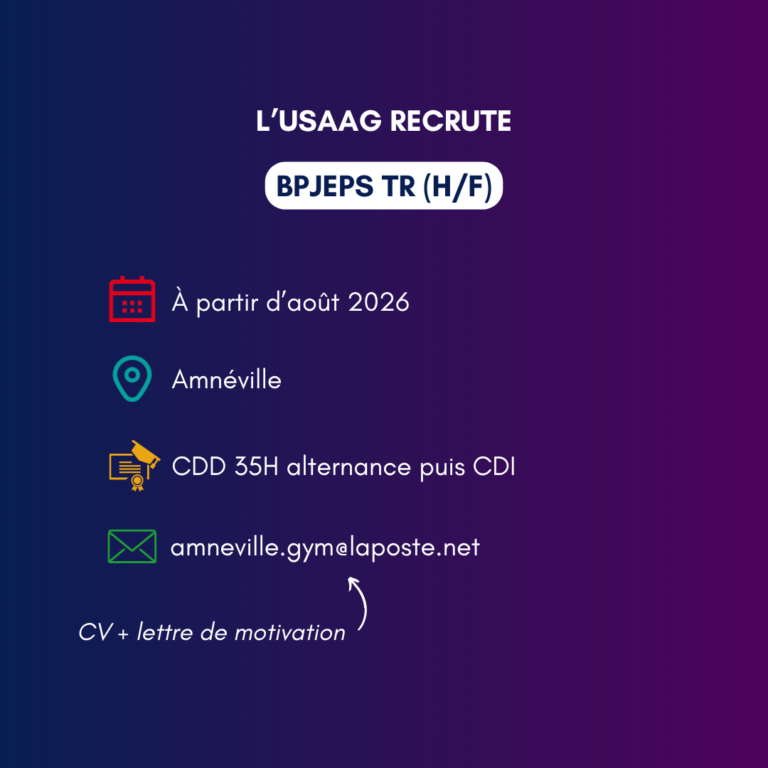 BPJEPS TR – USAAG (Amnéville)